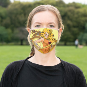 ThunderCats   Cheetara Character Graphic Cloth Face Mask