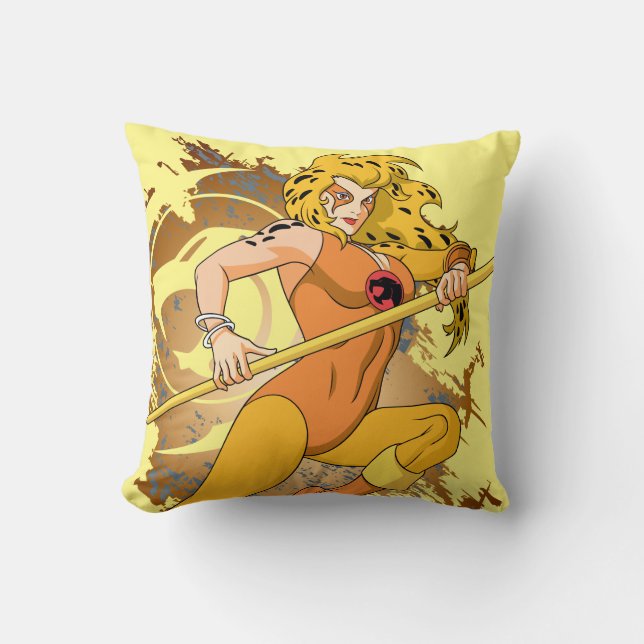 ThunderCats | Cheetara Character Graphic Throw Pillow (Front)