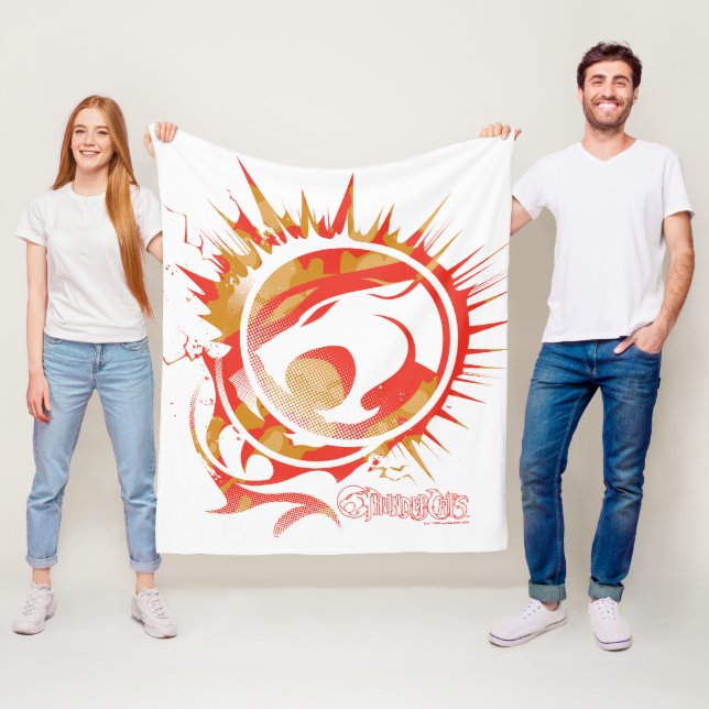 ThunderCats | Explosive Logo Graphic Fleece Blanket (In Situ)
