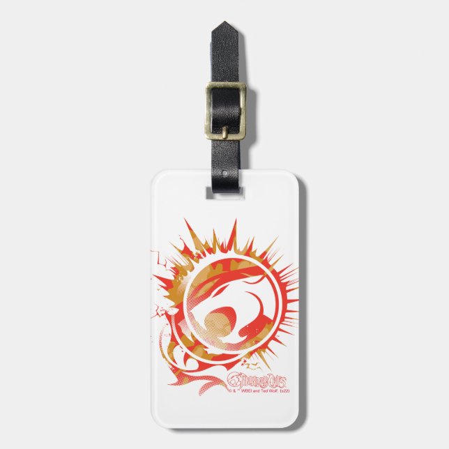 ThunderCats | Explosive Logo Graphic Luggage Tag (Front Vertical)
