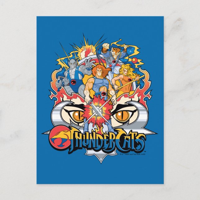 ThunderCats | Firey Group Graphic Postcard (Front)