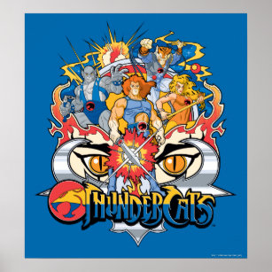ThunderCats   Firey Group Graphic Poster