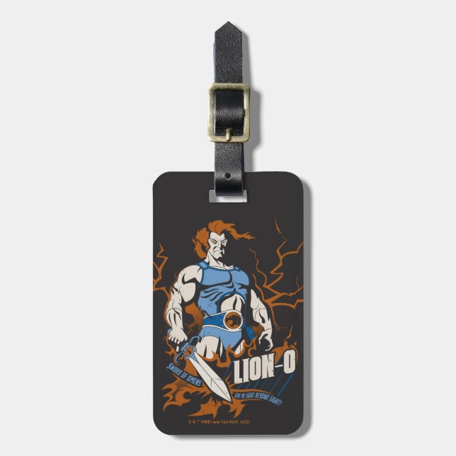 ThunderCats | Lion-O Electric Graphic Luggage Tag (Front Vertical)