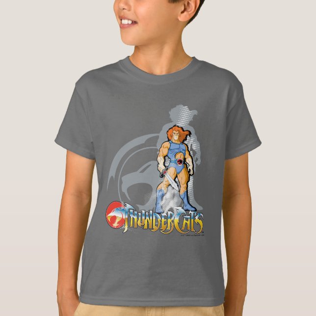 ThunderCats | Lion-O Halfttone Shadow Graphic T-Shirt (Front)