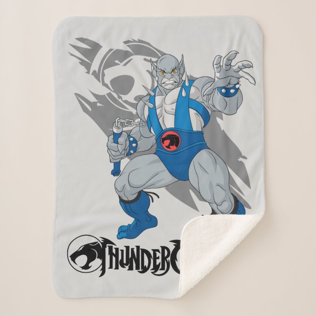 ThunderCats | Panthro Character Graphic Sherpa Blanket (Front)
