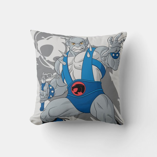 ThunderCats | Panthro Character Graphic Throw Pillow (Front)