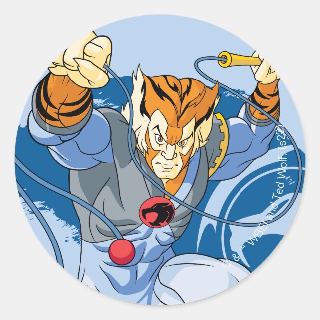 ThunderCats | Tygra Character Graphic Classic Round Sticker (Front)