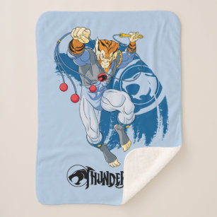 ThunderCats   Tygra Character Graphic Sherpa Blanket