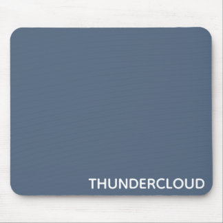 Thundercloud Blue-grey Colour Name Mouse Pad