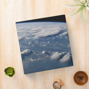 Thunderhead Anvils Of Earth Onto Southern Borneo. Binder