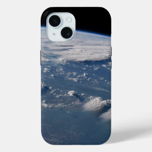 Thunderhead Anvils Of Earth Onto Southern Borneo. iPhone 15 Case