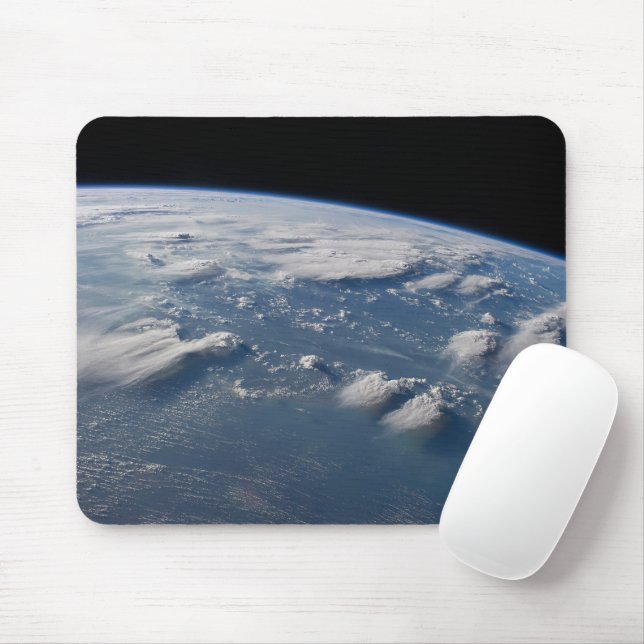 Thunderhead Anvils Of Earth Onto Southern Borneo. Mouse Pad (With Mouse)