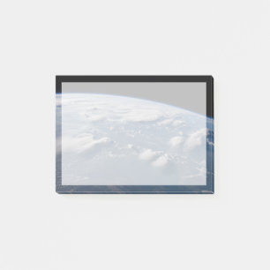 Thunderhead Anvils Of Earth Onto Southern Borneo. Post-it Notes