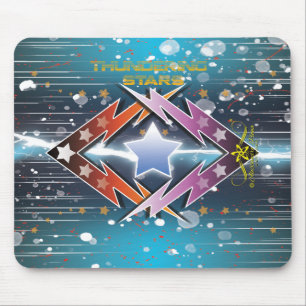 Thundering Stars Mouse Pad