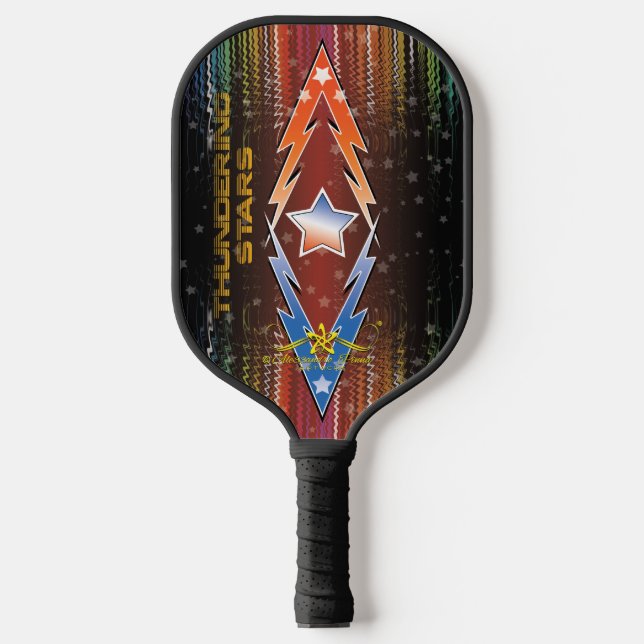 Thundering Stars Pickleball Paddle (Front)