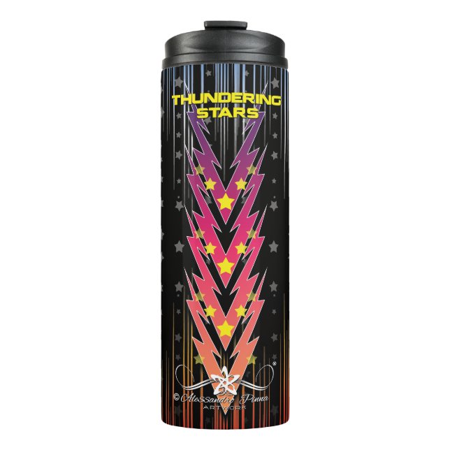 Thundering Stars Thermal Tumbler (Front)