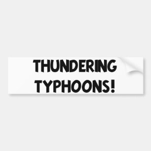 Thundering Typhoons! Bumper Sticker