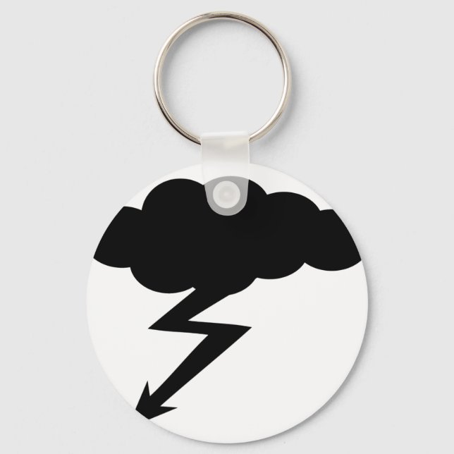 thunderstorm lightning keychain (Front)