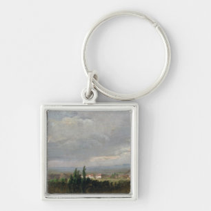 Thunderstorm Near Dresden, 1830 Keychain