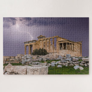 Thunderstorm Over Acropolis – Dramatic Athens  Jigsaw Puzzle