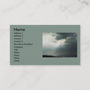 Thunderstorm Sailing Business Card