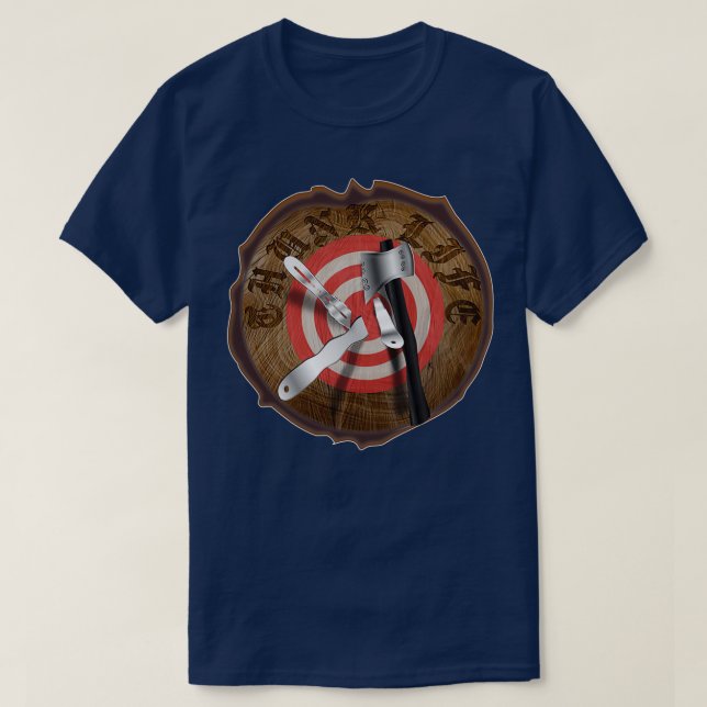 THUNK LIFE Tree Stump Impalement Target Classic TS T-Shirt (Design Front)