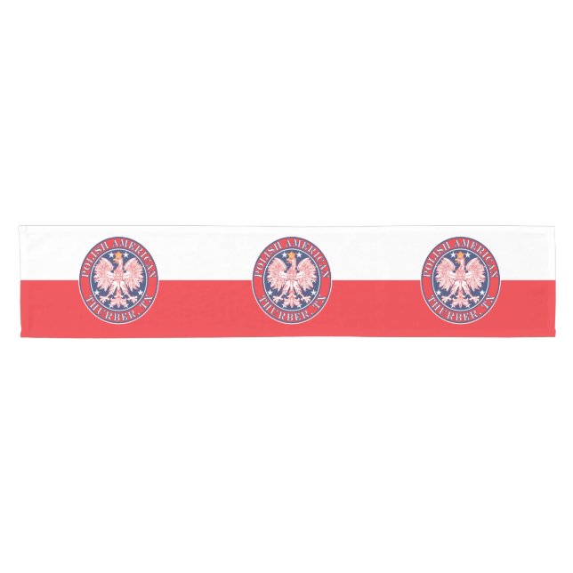 Thurber Texas Polish American Eagle Short Table Runner (Horizontal)