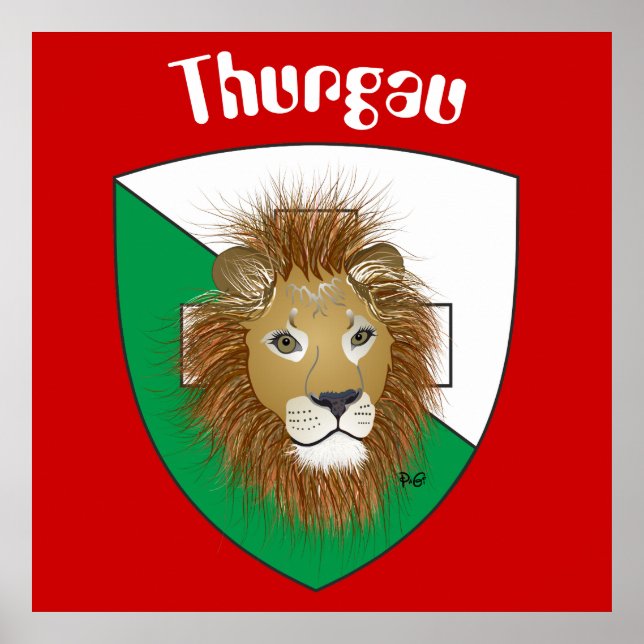 Thurgau Schweiz Suisse Poster (Devant)