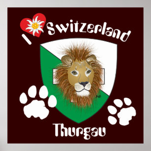 Thurgau Schweiz Switzerland Poster