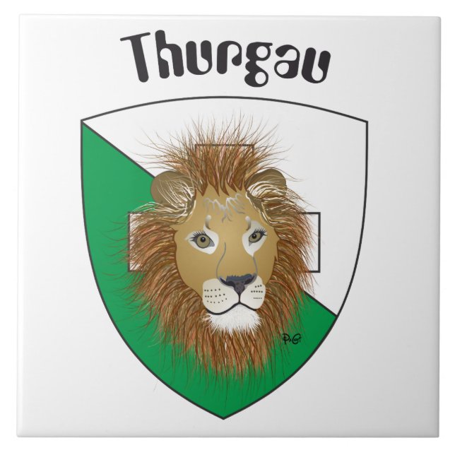Thurgau Switzerland Fliese Tile (Front)