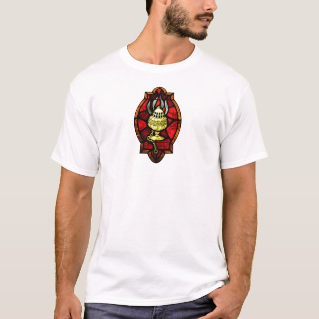 Thurible Stained Glass Window Art T-Shirt (Front)