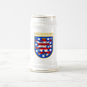Thuringen (Thuringia) COA Beer Stein