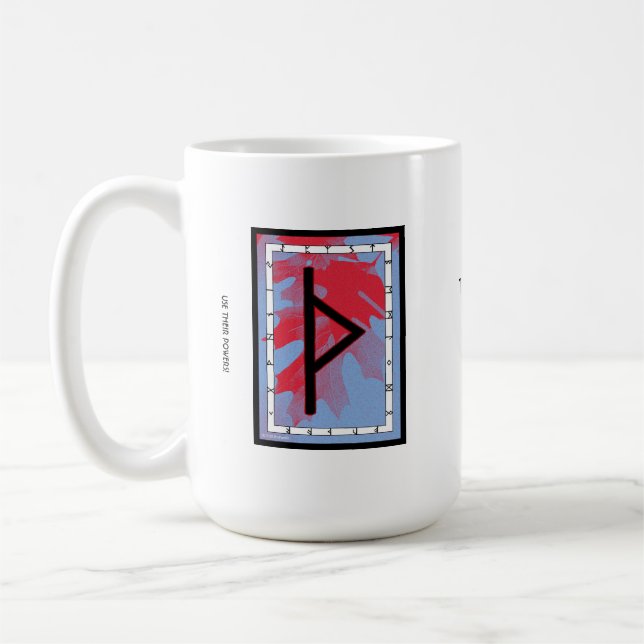 Thurisaz Rune Mug – Defence! (Left)