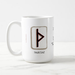 Thurisaz RuneStone 15 oz. Mug