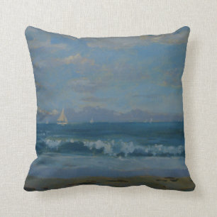 Thurlestone Beach Throw Pillow