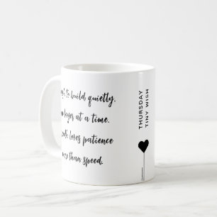 Thursday Motivation Affirmation Quote Coffee Mug