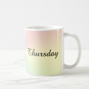 Thursday Shimmer Coffee Mug by Janz