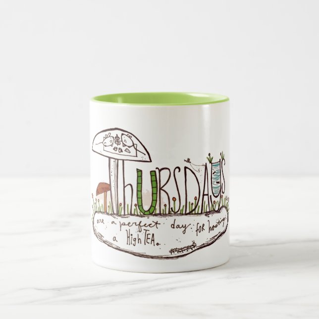Thursday's Two-Tone Coffee Mug (Center)