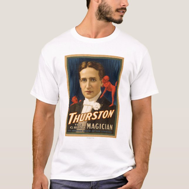 Thurston, Devil telling him secrets Magic 2 T-Shirt (Front)