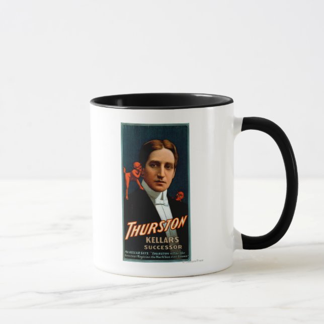 Thurston, Devil telling him secrets Magic Mug (Right)