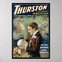 Thurston Le Grand Magicien Vintage Poster