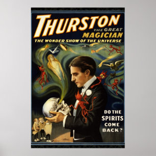 Thurston le Magicien Réédition 36 x 24 Poster