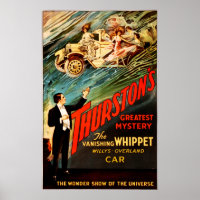 Thurston Magic Show Theatre Poster vintage Advert