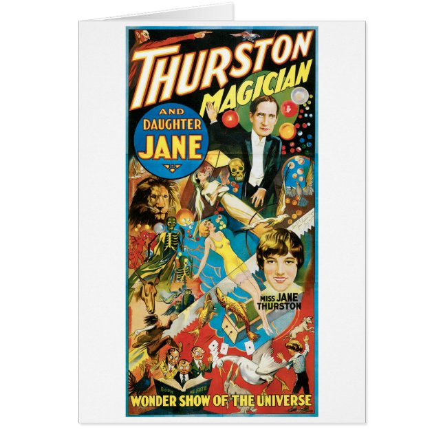 Thurston Magician & Jane ~ Vintage Magic Act (Front)