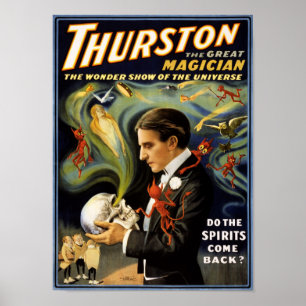Thurston the great magician 1915 Vintage Poster
