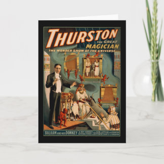 Thurston the great magician card