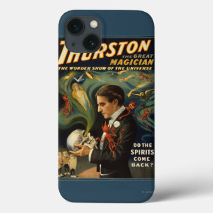 Thurston the Great Magician Holding Skull Magic iPhone 13 Case