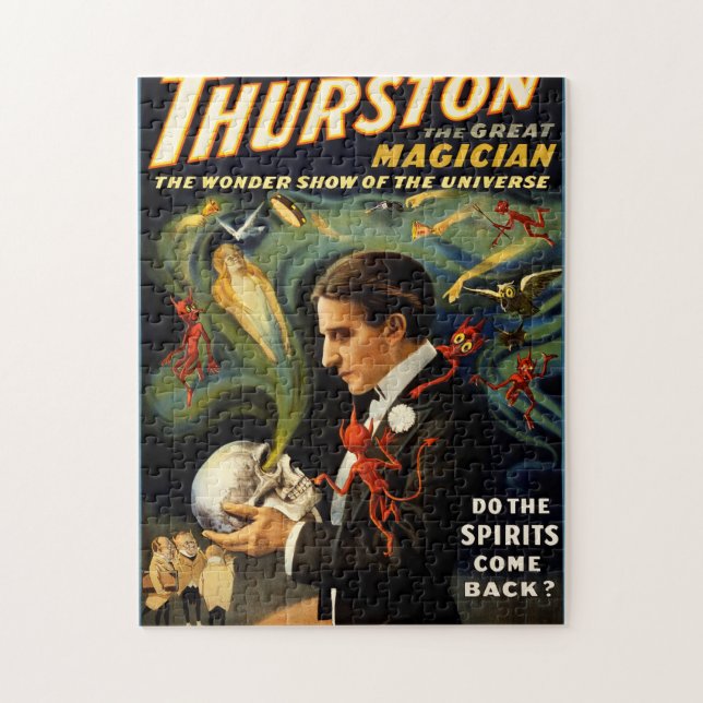 Thurston the Great Magician Jigsaw Puzzle (Vertical)