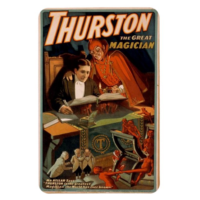 Thurston the Great Magician Magnet (Vertical)