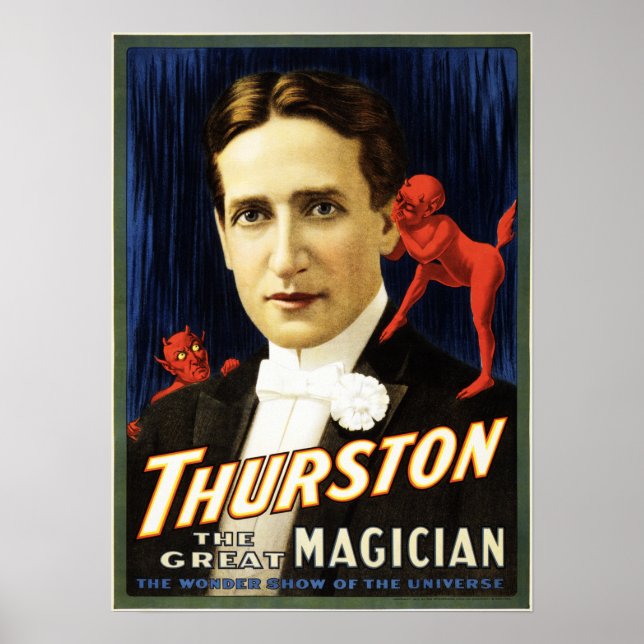 THURSTON The Great Magician Retro American Theatre Poster (Front)